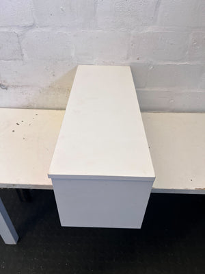 Colorful 3-Bin Storage Shelf with Primary Color Fabric Bins