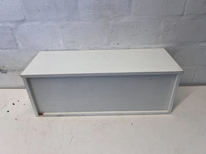 Colorful 3-Bin Storage Shelf with Primary Color Fabric Bins