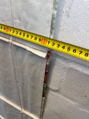 Elegant Vintage Floral Roman Blind - Rose & Blue Motif 170 long x 90cm wide