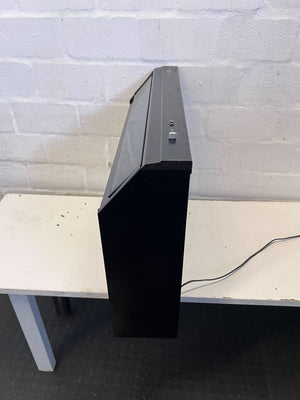 Defy Six Hundred Black Kitchen Extractor Hood - Lights Are Not Functional