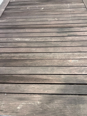 Stylish Dark Brown Wooden Dining Table with Minor Scratches