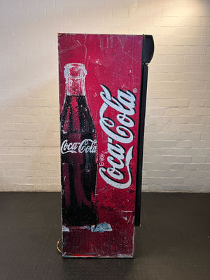 Vintage Double Glass Door Refrigerator(Has no Compressor/no electric cables) – Red and Black