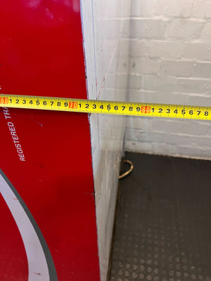 Vintage Double Glass Door Refrigerator(Has no Compressor/no electric cables) – Red and Black