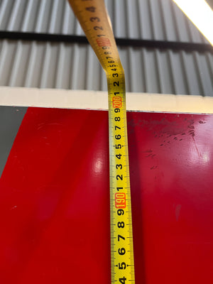 Vintage Double Glass Door Refrigerator(Has no Compressor/no electric cables) – Red and Black