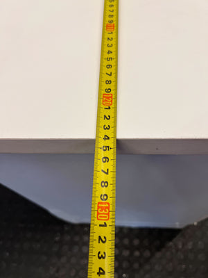 Versatile Light Grey 3-Door Storage Cabinet - 2ndhandwarehouse.com