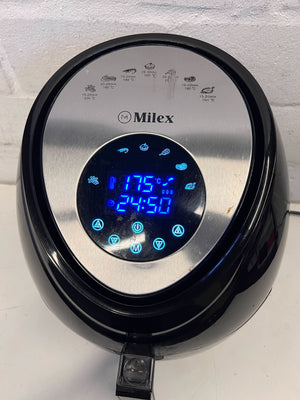Milex Black Digital Air Fryer with Minor Scratches