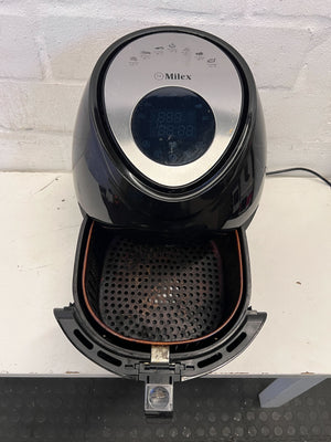 Milex Black Digital Air Fryer with Minor Scratches