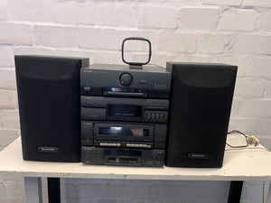 Classic Pioneer Black Stereo System with Dual Speakers β Good Condition - 2ndhandwarehouse.com