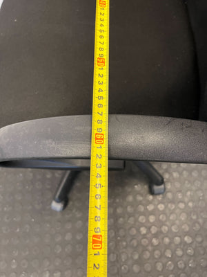 Comfortable Black High-Back Swivel Office Chair - 2ndhandwarehouse.com