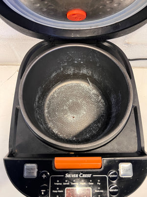 Silver Crest Black Rice Cooker - Versatile Kitchen Essential π₯