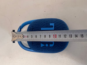 Nearly New JBL Clip 4 Eco Portable Waterproof Bluetooth Speaker - Blue -