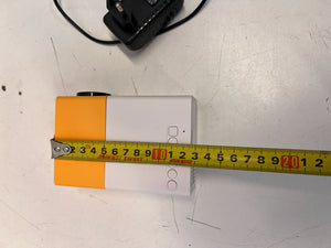 Compact Portable Projector in White and Orange β Minor Scratches