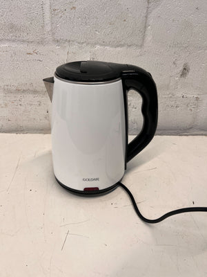 Goldair Electric Kettle - Stylish White, 1.7L Capacity, Good Condition - 2ndhandwarehouse.com