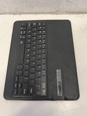Portable Bluetooth Tablet Keyboard with Faux Leather Case