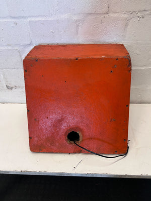 CLEAN, SOLD AS IS - Sony Xplod 1000W Subwoofer in Custom Orange Box - 2ndhandwarehouse.com