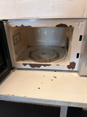 Russell Hobbs Microwave Oven - Sleek Silver Finish - has rust - 2ndhandwarehouse.com