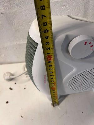 Compact SCE Portable Electric Fan Heater with Thermostat