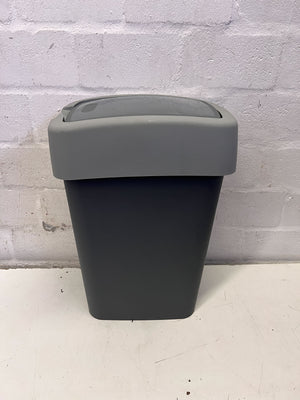 Versatile Grey Swing or Lift Waste Bin