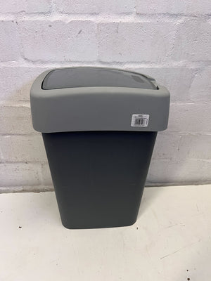 Versatile Grey Swing or Lift Waste Bin