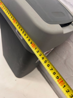 Versatile Grey Swing or Lift Waste Bin