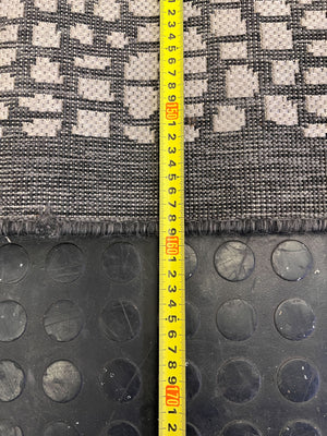 Chic Grey & Cream Decofurn Cayman Pattern Area Rug 230 x 160cm