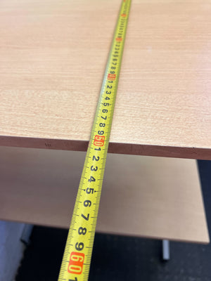 Versatile Mobile 2-Tier Shelf Unit with Wheels