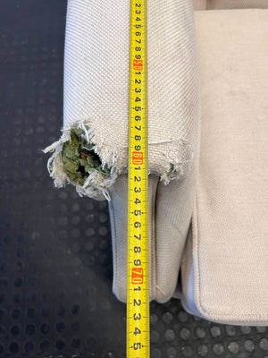 Charming Cream Tufted 2-Seater Sofa Loveseat - 2ndhandwarehouse.com