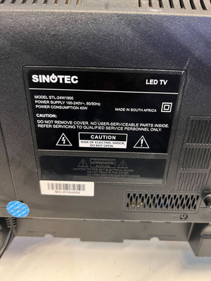 SinoTec 32" LED TV - Modern Black Display with Minor Scratches - PRICE DROP