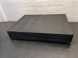 Sleek Black Low Profile Bed Base - 2ndhandwarehouse.com
