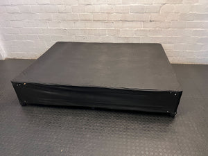 Sleek Black Low Profile Bed Base - 2ndhandwarehouse.com