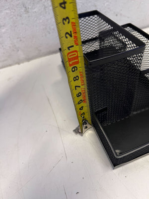 Black Mesh Multi-Compartment Desk Organizer - 2ndhandwarehouse.com