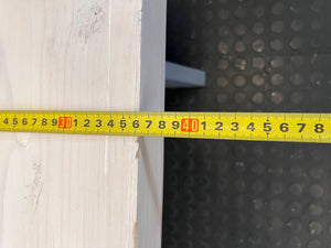 Stylish Grey X-Leg Wooden Bench