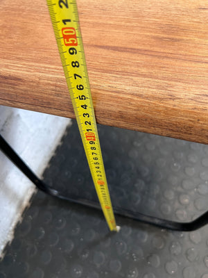 Retro Industrial Wood & Metal Chair