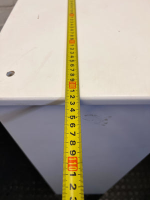 Compact White 3-Tier Bookshelf