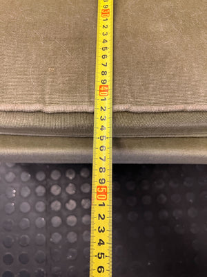 Vintage Sage Green Tufted Armchair