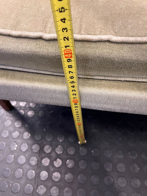 Vintage Sage Green Tufted Armchair