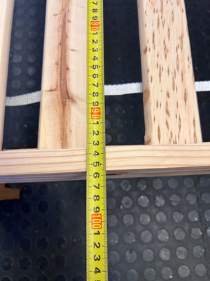 Natural Wood Single Bed Frame - Slatted Base