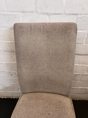 Stylish Tan Fabric Office Chair with Wheels