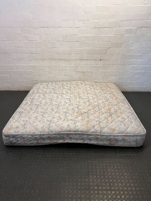 Cozy Floral Pattern Used Mattress - king size - 2ndhandwarehouse.com