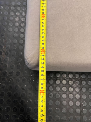 Versatile Two-Tone Patchwork Futon sleeper couch - 2ndhandwarehouse.com