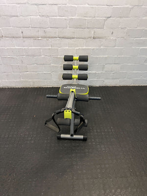 Wonder Core Abdominal Trainer β Grey and Lime Green β Like New**