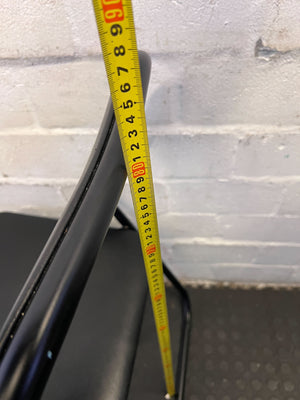 Stylish Black Folding Chair – Durable Metal & Comfortable Design