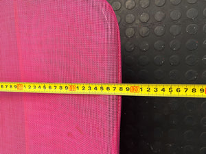 Vibrant Pink Portable Folding Lounge Chair with Minor Wear