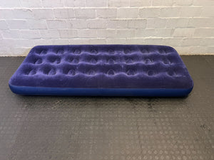 Cozy Purple Inflatable Air Mattress with Minor Wear