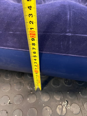 Cozy Purple Inflatable Air Mattress with Minor Wear