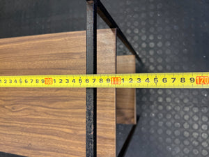 Industrial Chic Staggered Multi-Tier Shelving Unit