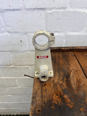 Rustic Industrial Wood Workbench with Vice & Storage