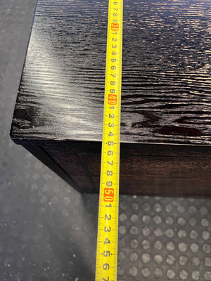 Stylish Dark Wood TV Unit with Ample Storage