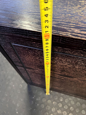 Stylish Dark Wood TV Unit with Ample Storage