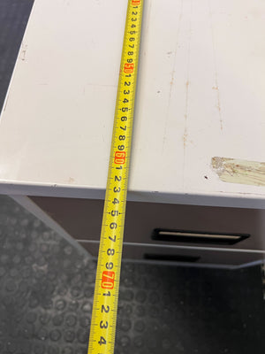 Compact Beige Metal Filing Cabinet with 2 Drawers β Minor Signs of Use - REDUCED